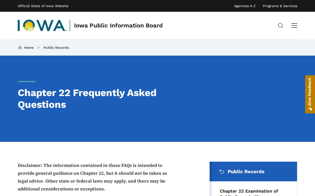 Page County criminal records Iowa public access FAQ